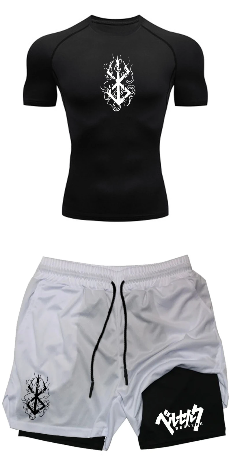 Męski letni zestaw sportowy do – Compression Shorts Athletes recenzja i cena