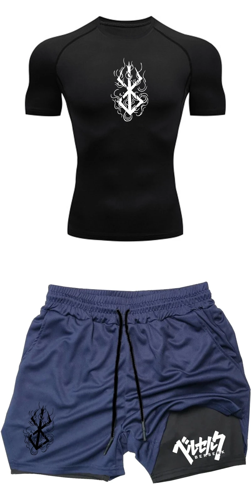 Męski letni zestaw sportowy do – Compression Shorts Athletes recenzja i cena