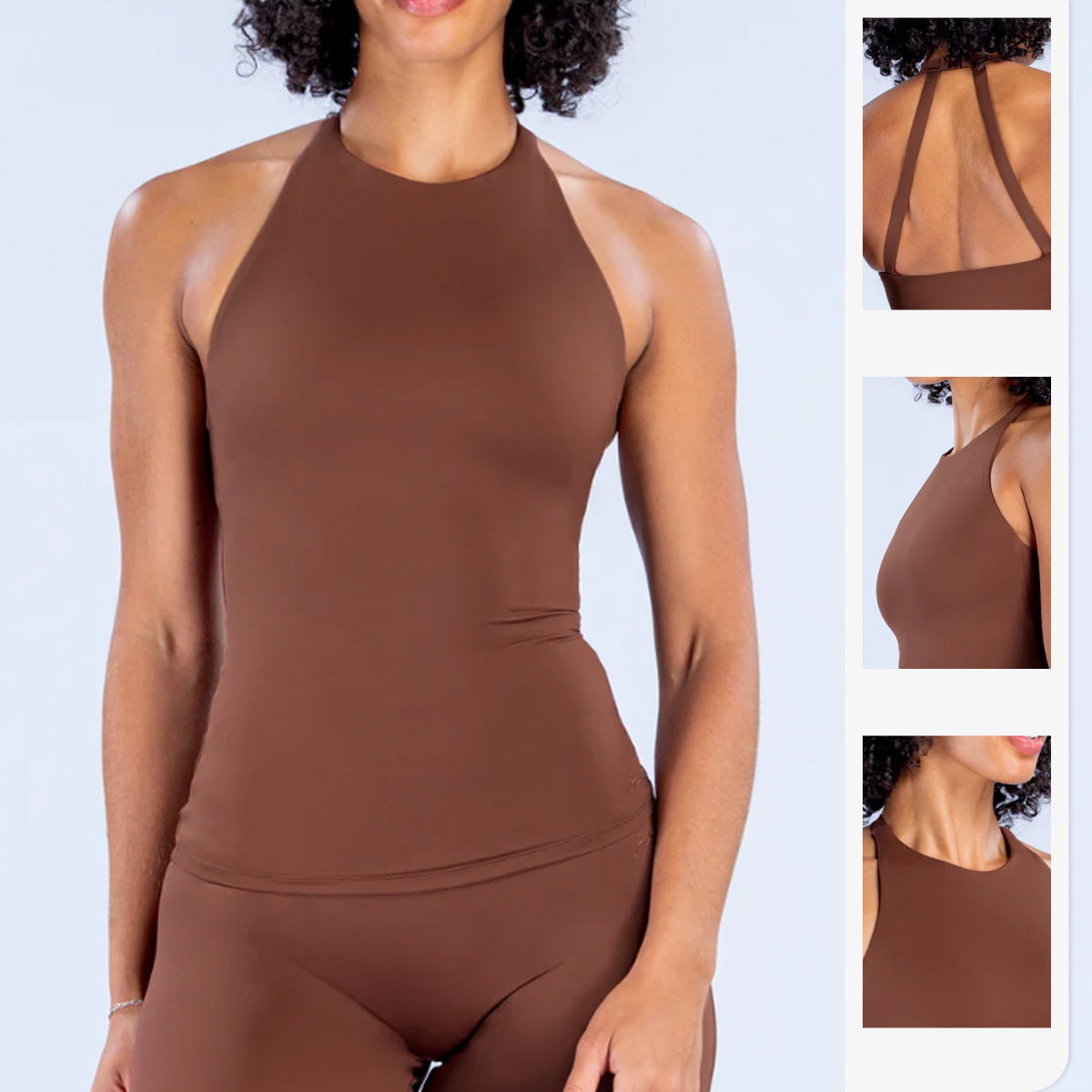 Damski top typu halter z wbudo – Suspender Tank Top recenzja i cena