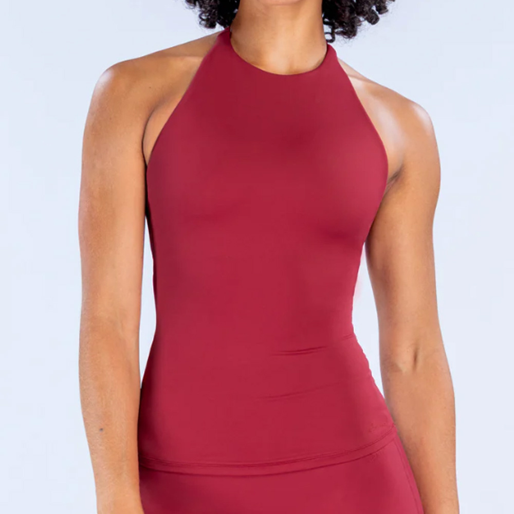 Damski top typu halter z wbudo – Suspender Tank Top recenzja i cena